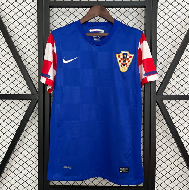 2010 Croatia Retro Away Soccer Jersey Shirt